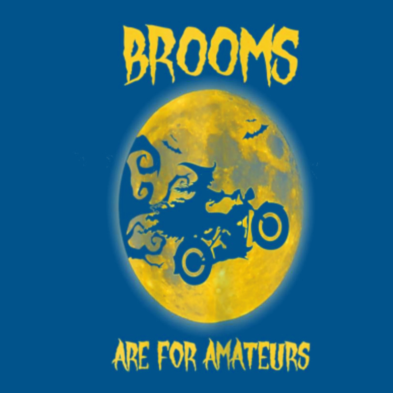 Brooms Are For Amateurs   Halloween Biker Classic T-shirt by bvjtrokm | Artistshot