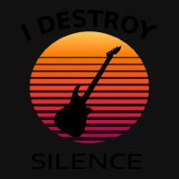 I Destroy Silence Guitar 1 Graphic T-shirt | Artistshot