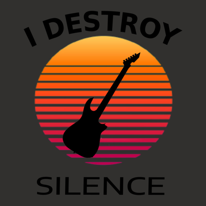 I Destroy Silence Guitar 1 Champion Hoodie by FranklinTepper1 | Artistshot