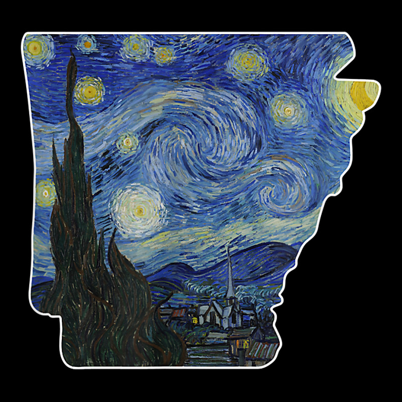 Arkansas Starry Night Style State T Shirt Graphic Youth T-shirt by corrinwpxbilal | Artistshot