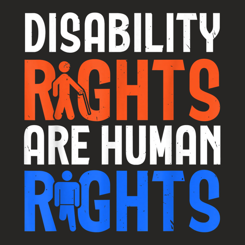 Disability Rights Are Human Rights Disability Awareness T Shirt Ladies Fitted T-Shirt by corrinwpxbilal | Artistshot