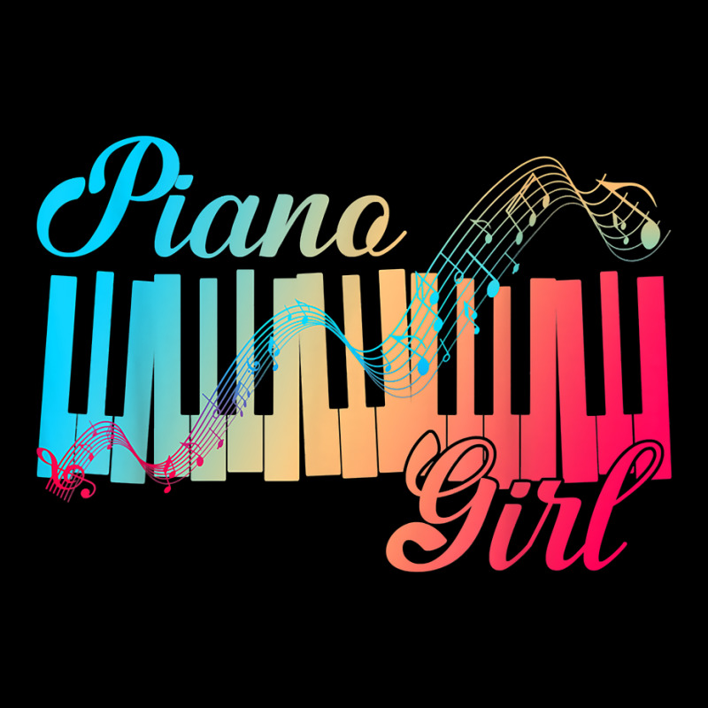 Vintage Piano Girl Pianist Music Notes Musical Keyboard Cute T Shirt Youth Jogger by annalfreddr3 | Artistshot