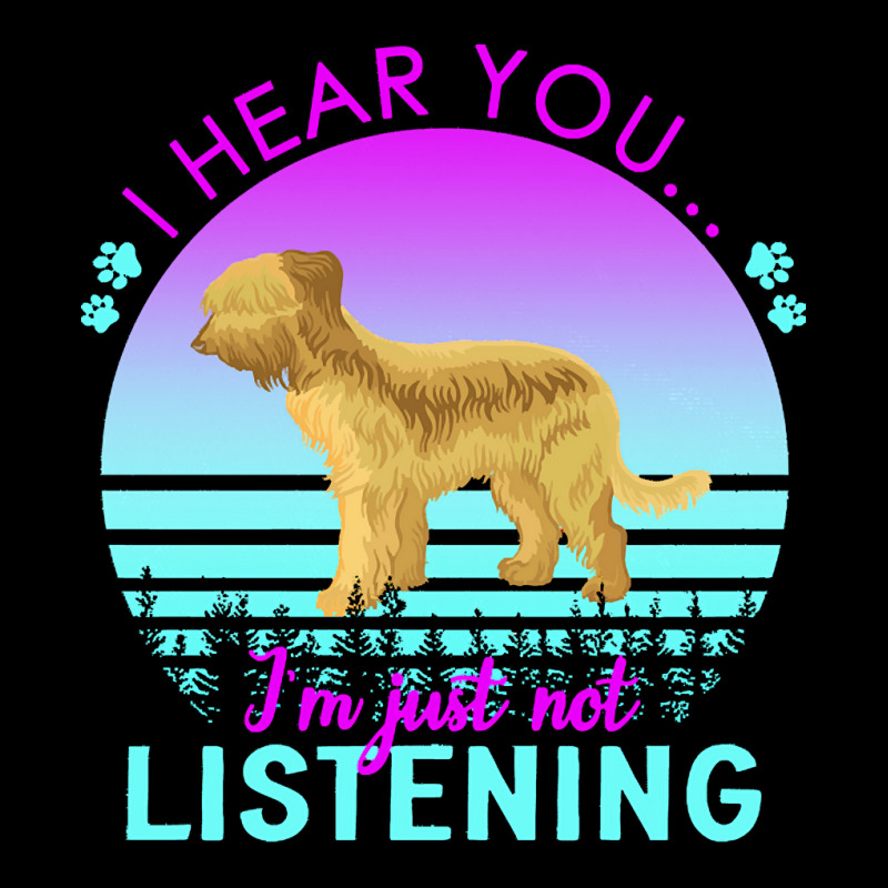 Briard T  Shirt I Hear You I'm Just Not Listening Briard Lover T  Shir Men's 3/4 Sleeve Pajama Set | Artistshot