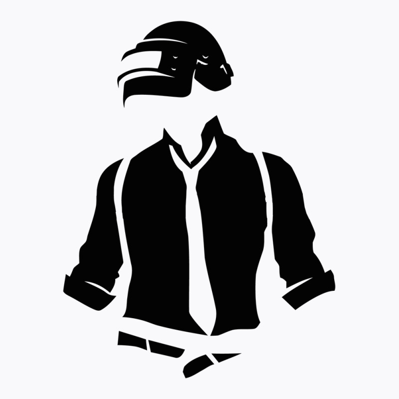 Black Pubg Man T-shirt | Artistshot