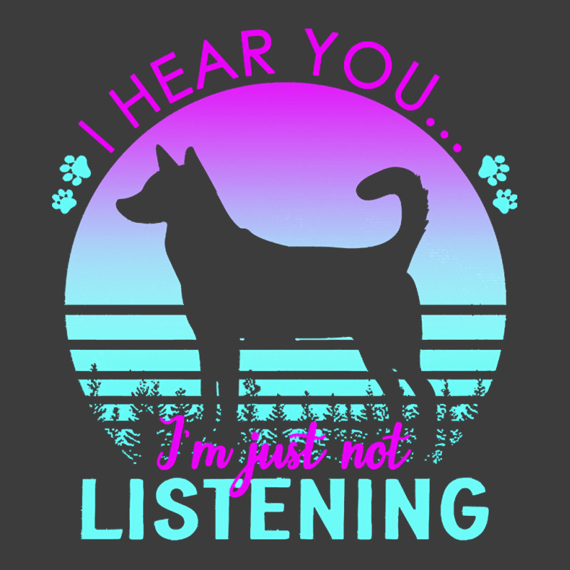 Canaan Dog T  Shirt I Hear You I'm Just Not Listening Canaan Dog Lover Men's Polo Shirt | Artistshot