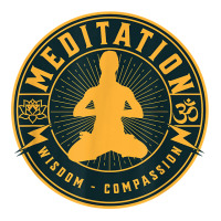 Meditation Wisdom Compassion   Sitting Meditator Lotus Om T Shirt Youth Zipper Hoodie | Artistshot