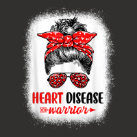 Womens Heart Disease Warrior Messy Bun Leopard Heart Disease T Shirt Champion Hoodie | Artistshot