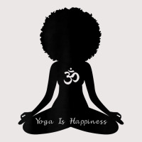 Womens Yoga Is Happiness Black Heritage Meditation Om Yoga T Shirt Pocket T-shirt | Artistshot