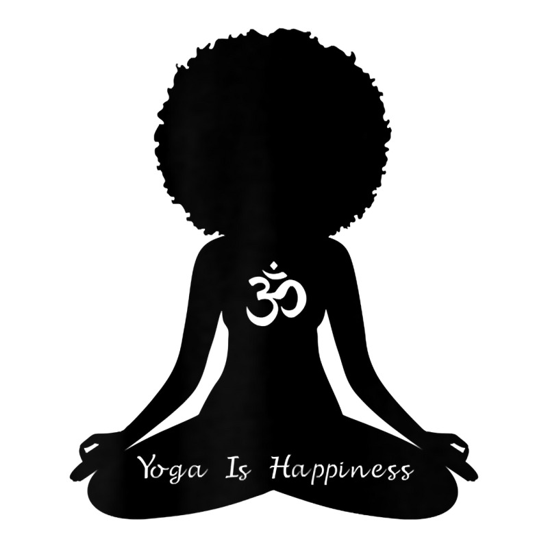 Womens Yoga Is Happiness Black Heritage Meditation Om Yoga T Shirt Crewneck Sweatshirt | Artistshot