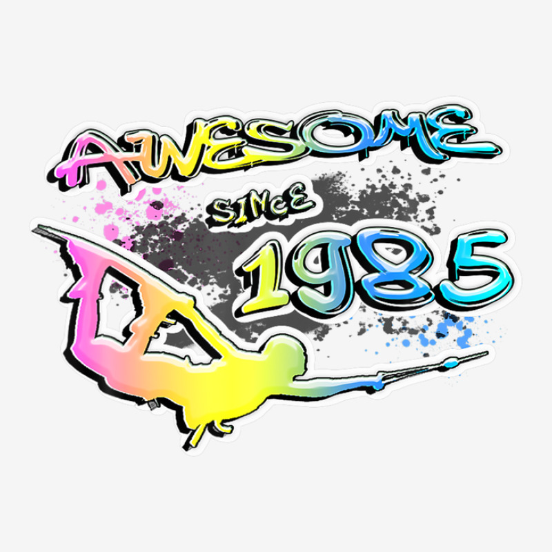 Awesome Since 1985. Wakeboard Lifestyle Graphic T-shirt | Artistshot