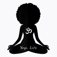 Womens Yogi Life Black Heritage Meditation Om Yoga T Shirt T-shirt | Artistshot