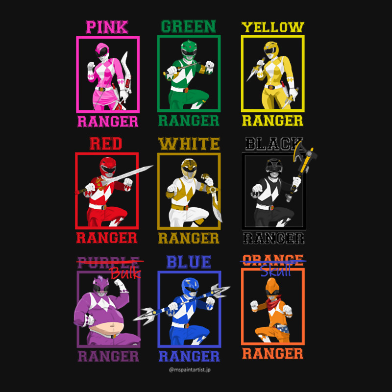 Trending Mighty Morphin Collection Metal Print Horizontal | Artistshot