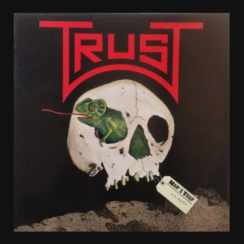 Trust - Man's Trap Album 1983 Portrait Canvas Print | Artistshot