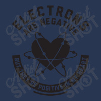 Electrons Are Negative Ladies Denim Jacket | Artistshot