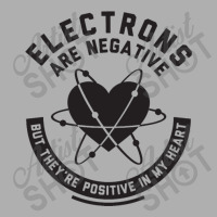 Electrons Are Negative Ladies Fitted T-shirt | Artistshot