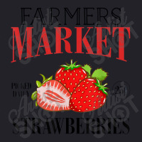 Farmers Market Pick Daily Strawberry Unisex Sherpa-lined Denim Jacket | Artistshot