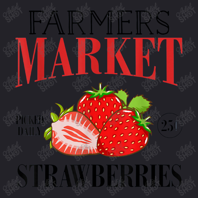 Farmers Market Pick Daily Strawberry Unisex Sherpa-lined Denim Jacket | Artistshot