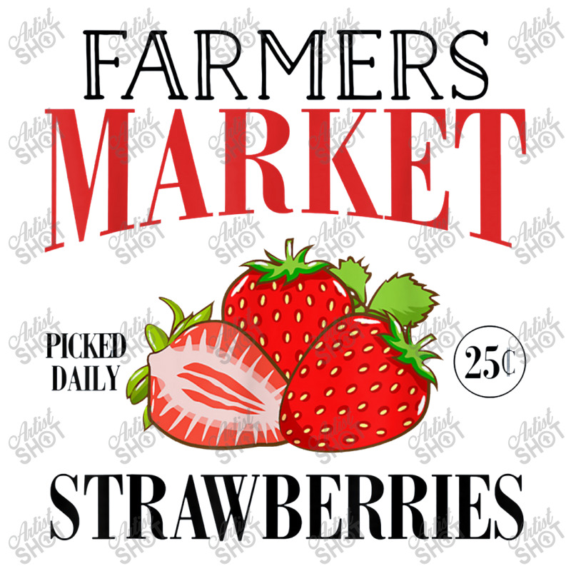 Farmers Market Pick Daily Strawberry Men's 3/4 Sleeve Pajama Set | Artistshot