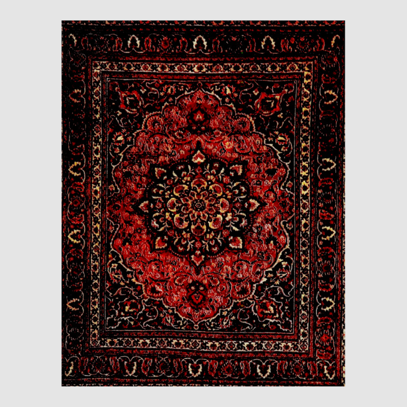 Persian Carpet Look In Rose Medium-length Apron | Artistshot