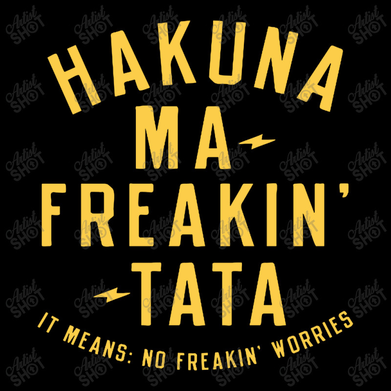 Hakuna Ma Freakin Tata Youth Zipper Hoodie by Brownbubbles | Artistshot