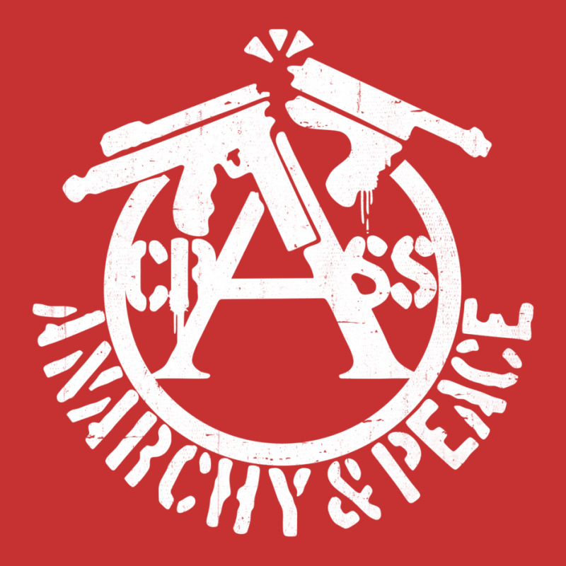 Crass Anarchy And Peace V-Neck Tee by charkmatgenb | Artistshot