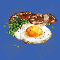 Sausage Peas And Egg ,breakfast Of Sausage, Peas And Fried Egg Ladies Polo Shirt | Artistshot