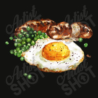 Sausage Peas And Egg ,breakfast Of Sausage, Peas And Fried Egg Scorecard Crop Tee | Artistshot