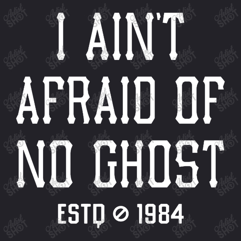 I Ain't Afraid Of No Ghost Unisex Sherpa-lined Denim Jacket | Artistshot