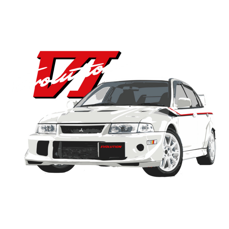 Mitsubish Evo Vi Tommy Makinen Edition White Crewneck Sweatshirt by mancsisalakop | Artistshot