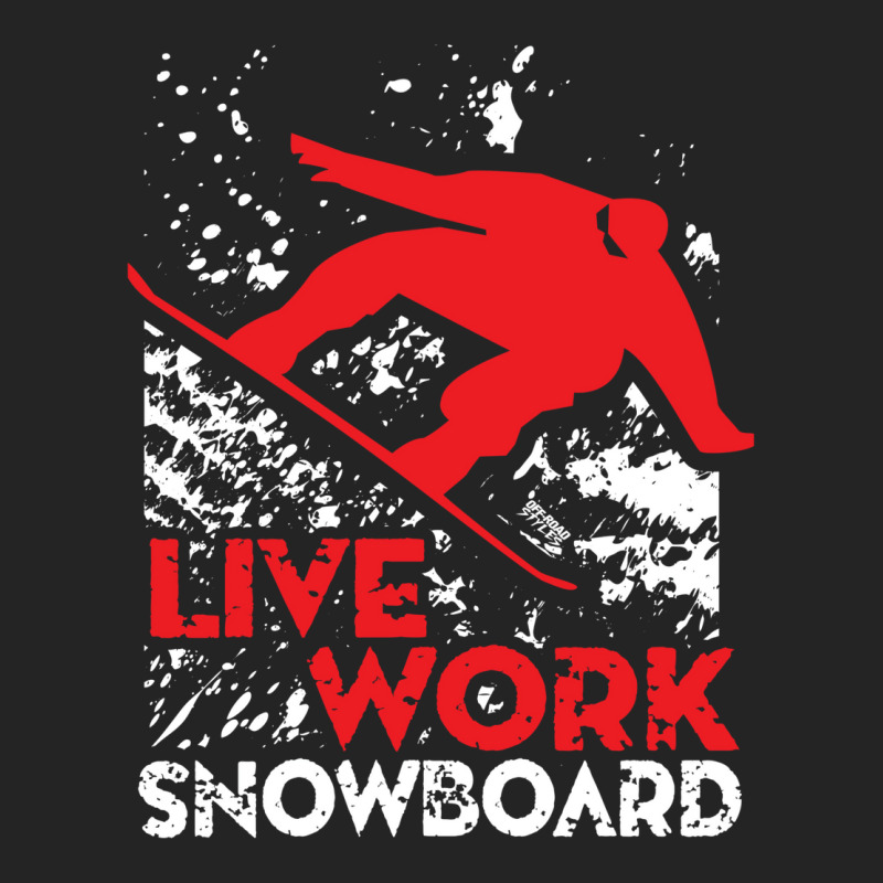 Snowboard Live Work 3/4 Sleeve Shirt by uzataitusz | Artistshot