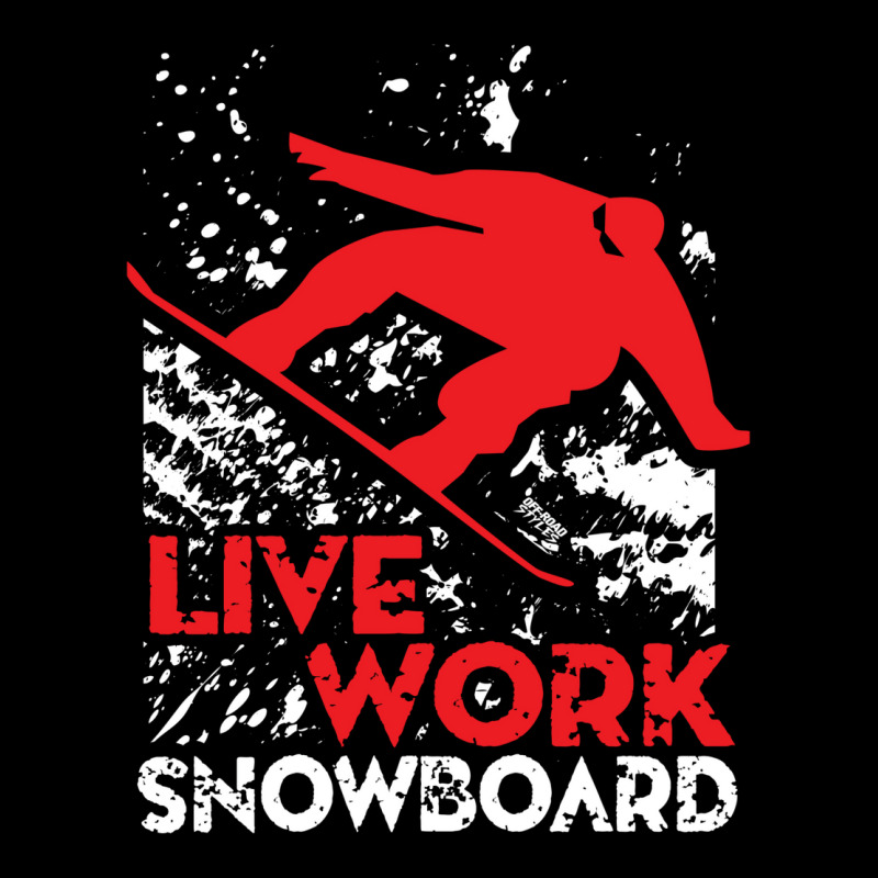 Snowboard Live Work Fleece Short by uzataitusz | Artistshot