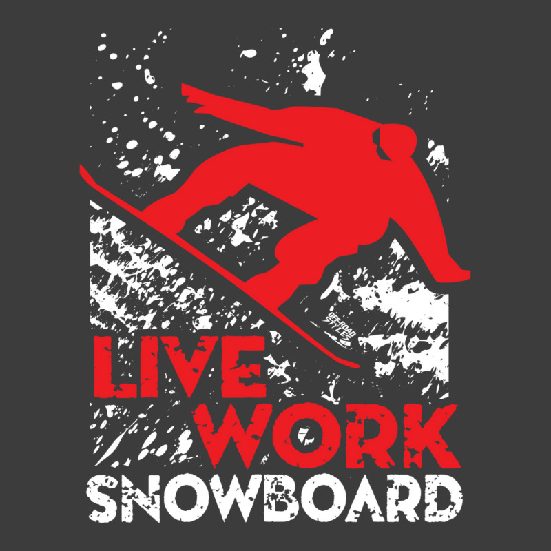 Snowboard Live Work Men's Polo Shirt by uzataitusz | Artistshot