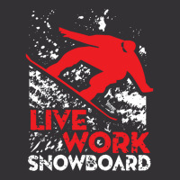 Snowboard Live Work Vintage Hoodie And Short Set | Artistshot