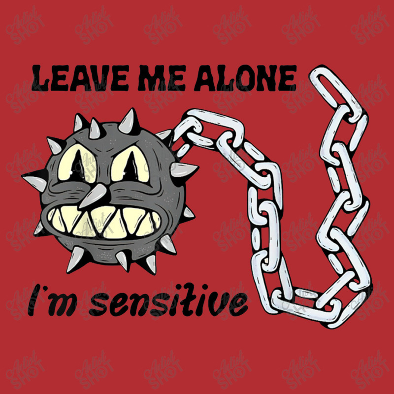 Funny Co Rona Leave Me Alone I'm Sensitive Ladies Fitted T-Shirt by retrastar | Artistshot