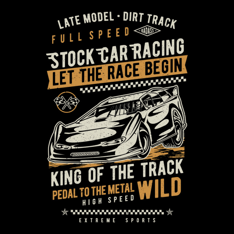 Dirt Track Racing Late Model Wild Men's Long Sleeve Pajama Set | Artistshot