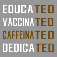 Educated Vaccinated Caffeinated Dedicated Funny Women's V-neck T-shirt | Artistshot