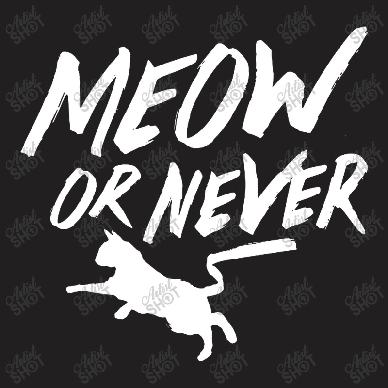 Meow Or Never T-shirt | Artistshot