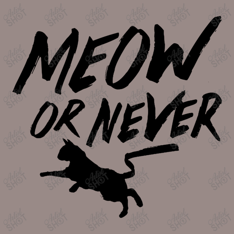 Meow Or Never Vintage T-shirt | Artistshot