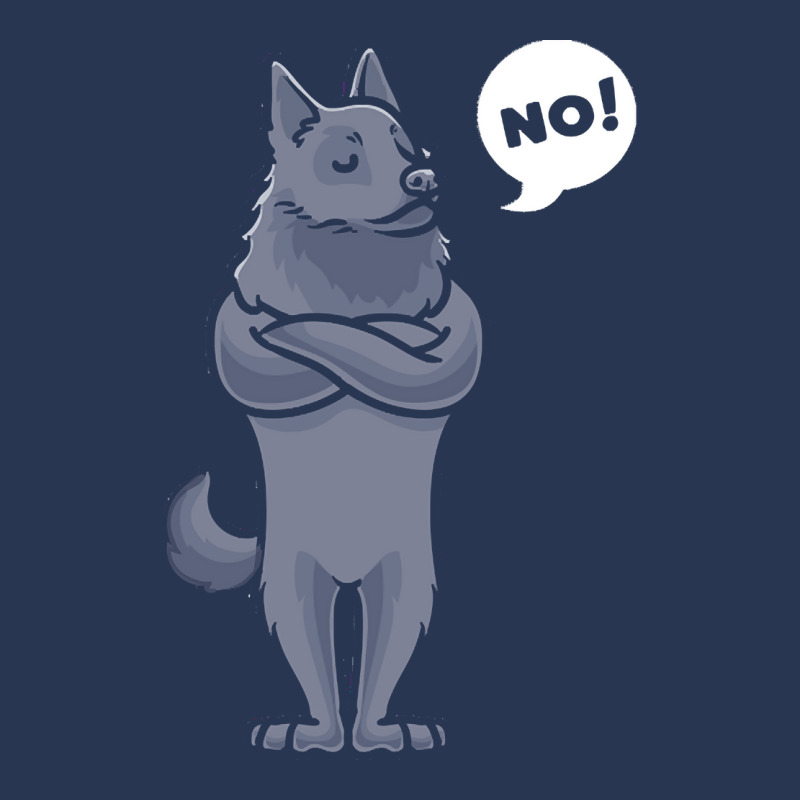 Schipperke T  Shirt Stubborn Schipperke Dog Funny T  Shirt Men Denim Jacket | Artistshot