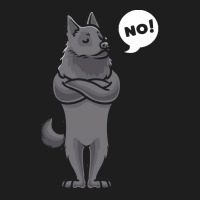 Schipperke T  Shirt Stubborn Schipperke Dog Funny T  Shirt Classic T-shirt | Artistshot