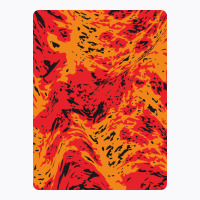 Hot Lava Red Abstract Pattern T-shirt | Artistshot