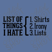 List Of Things I Hate Lightweight Hoodie | Artistshot