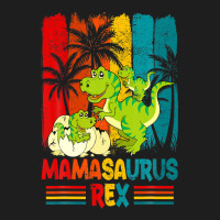 T-rex Dinosaur Mamasaurus Pajama Dino Twin Mom Classic T-shirt | Artistshot