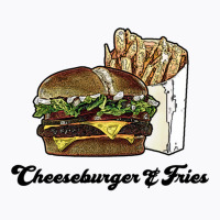 Cheeseburger & Fries T-shirt | Artistshot