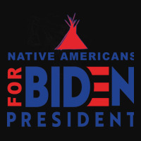 Native Americans For Biden President Crop Top | Artistshot