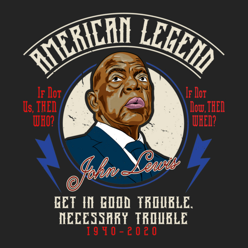 John Lewis American Legend Good Trouble 3/4 Sleeve Shirt by kebabbmkhabar | Artistshot