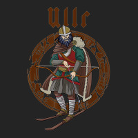 Ullr  God Of Archery  Viking Gifts Hunting Ski 3/4 Sleeve Shirt | Artistshot