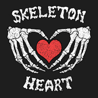 Trending Vintage Skeleton Bones Heart Halloween Classic T-shirt | Artistshot