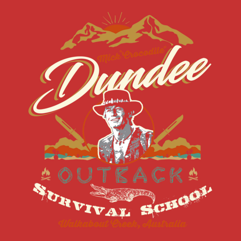 Crocodile Dundee Outback Survival School V-Neck Tee by ljusikryanzp | Artistshot