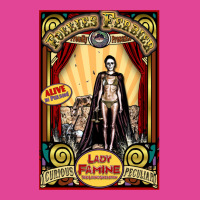 Lady Famine  The Living Skeleton Sideshow Poster T-shirt | Artistshot